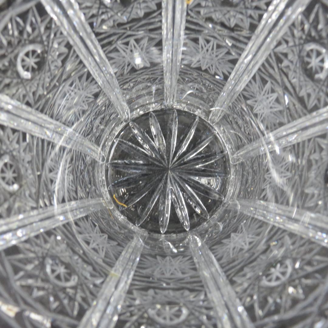 ガラス グラス 花瓶 花入 花器 ボヘミア クリスタル チェコ 高級