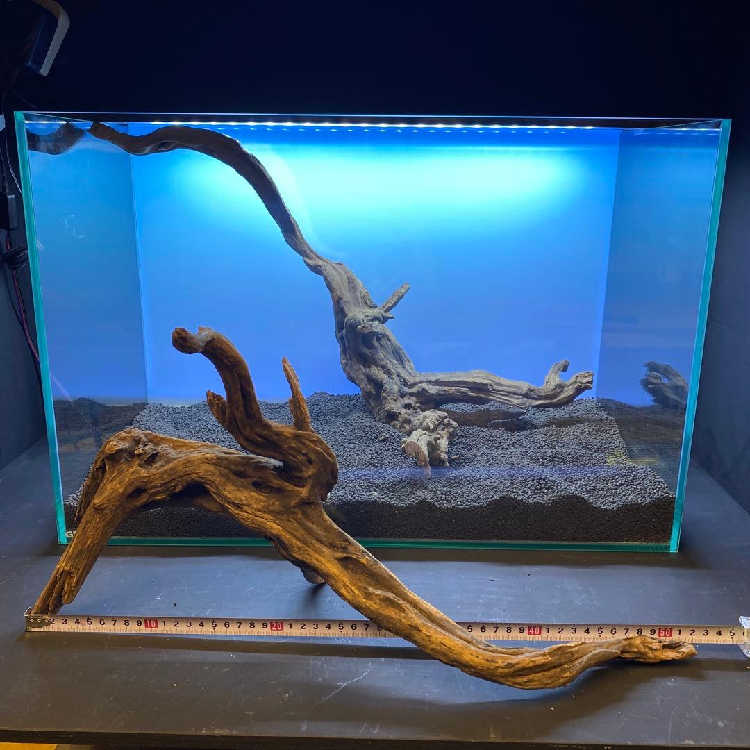 MSRW-6510 スリムウッド2本セット　60cm水槽用流木　アクアリウム