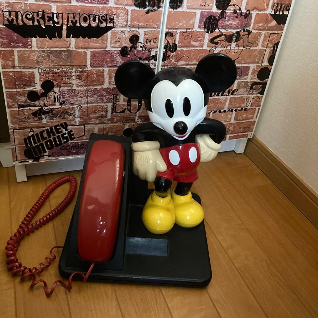 ディズニー☆ミッキーマウス☆電話機☆レトロ家電☆ヴィンテージ☆