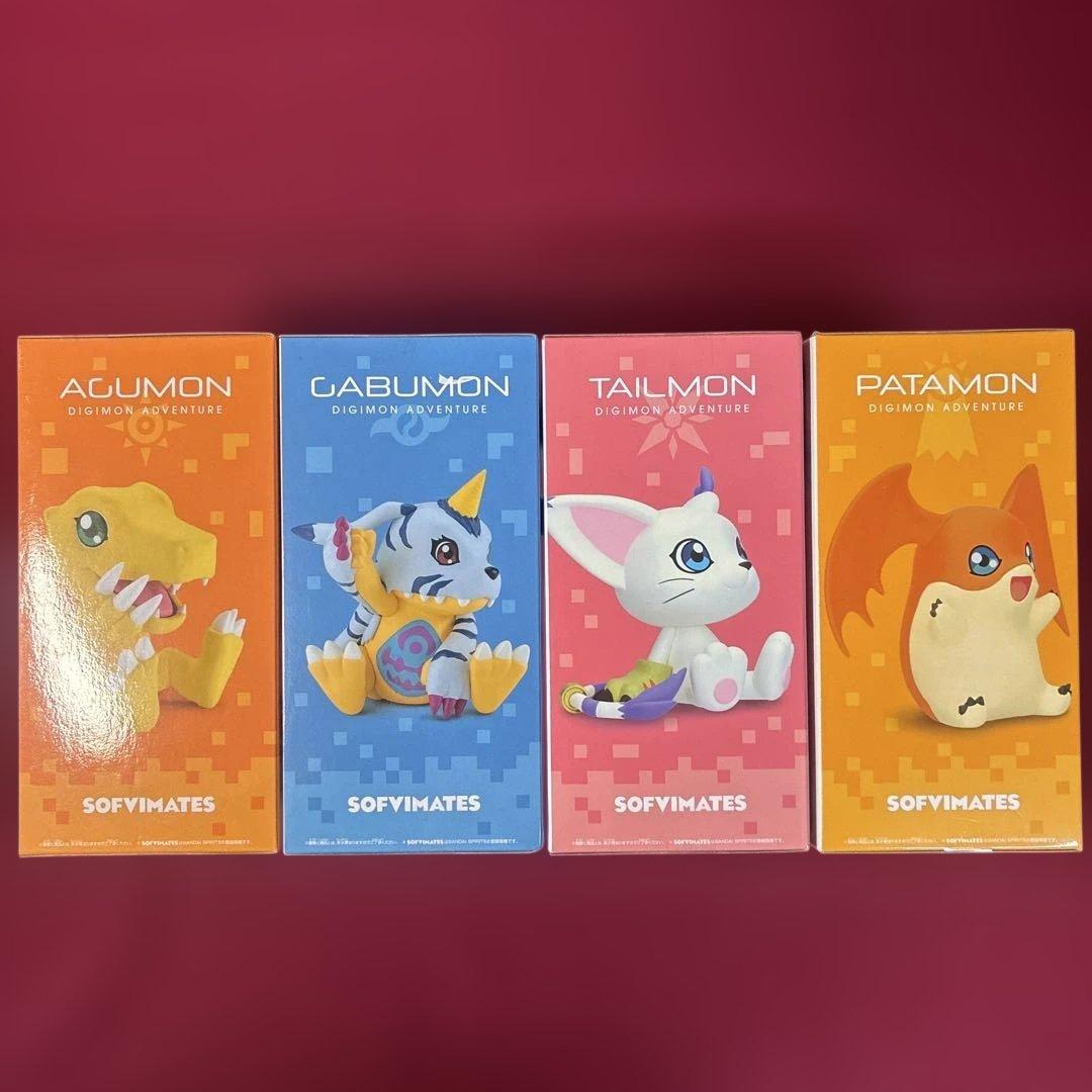 デジモンアドベンチャーSOFVIMATESアグモン,テイルモン,ガブモンパタモン