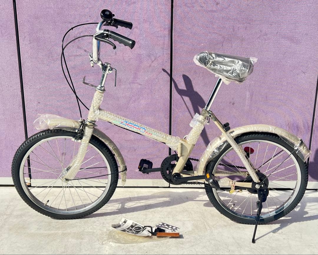 AERO折りたたみ自転車 ホワイト 小径