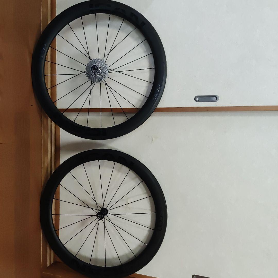 icanカーボンホイールディープリムα55