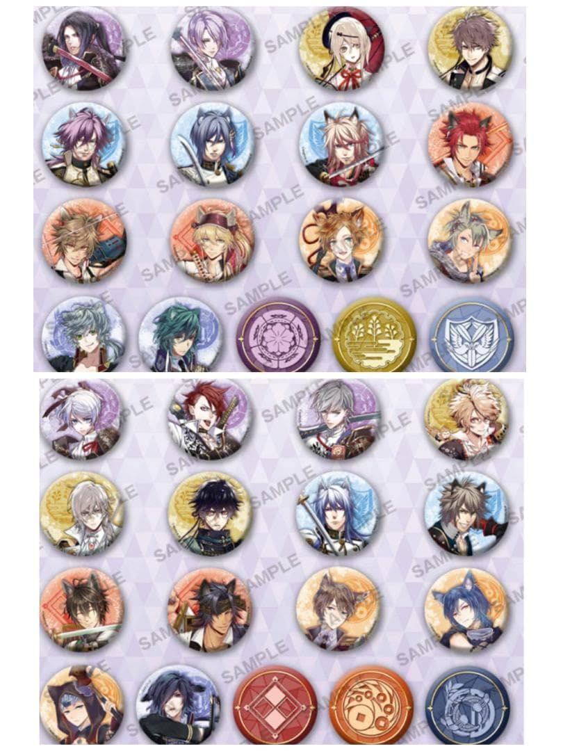 戦刻ナイトブラッド缶バッジ＋ver.Ａ・ver．Bセット　未開封BOX