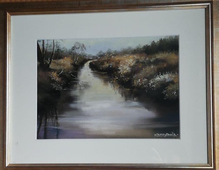 晩秋　唐沢政道　パステル