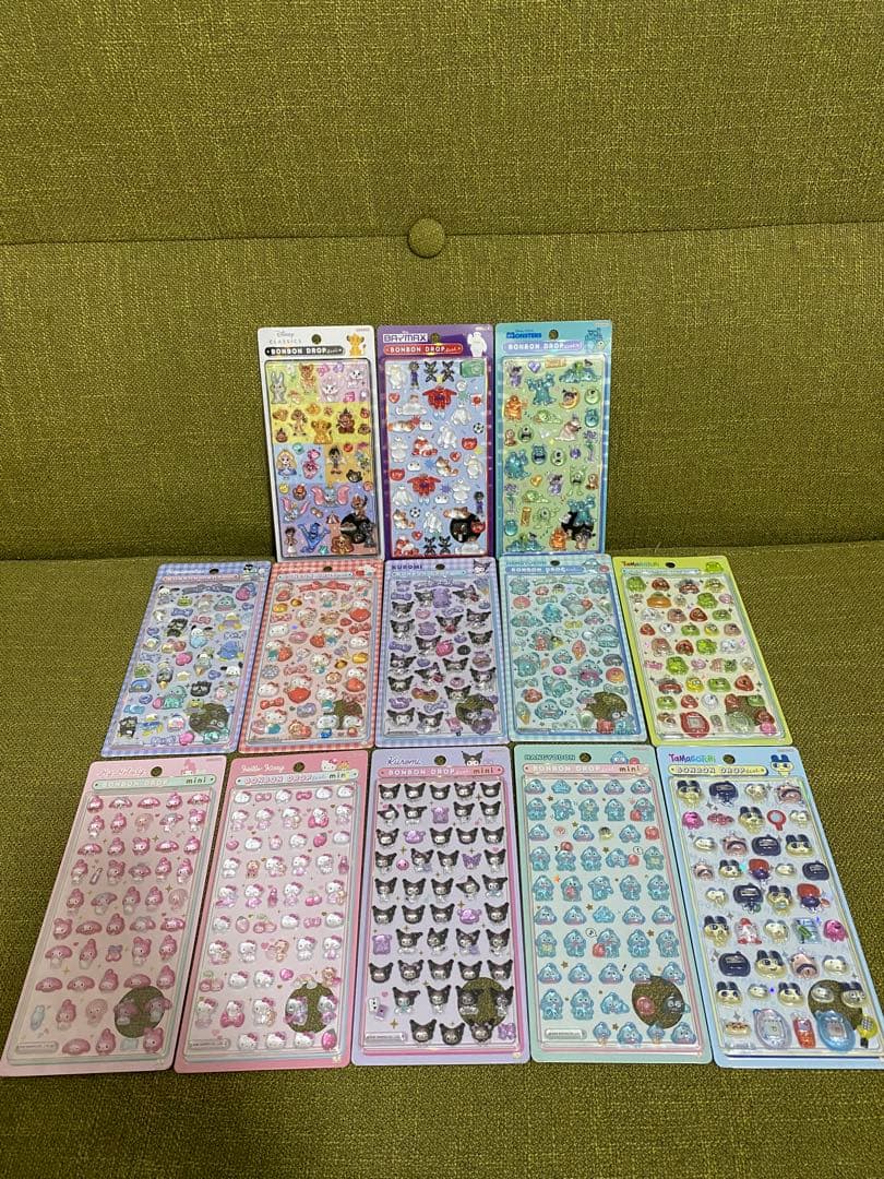 正規品 サンリオ＆たまごっちボンボンドロップミニ シール 5枚セット
