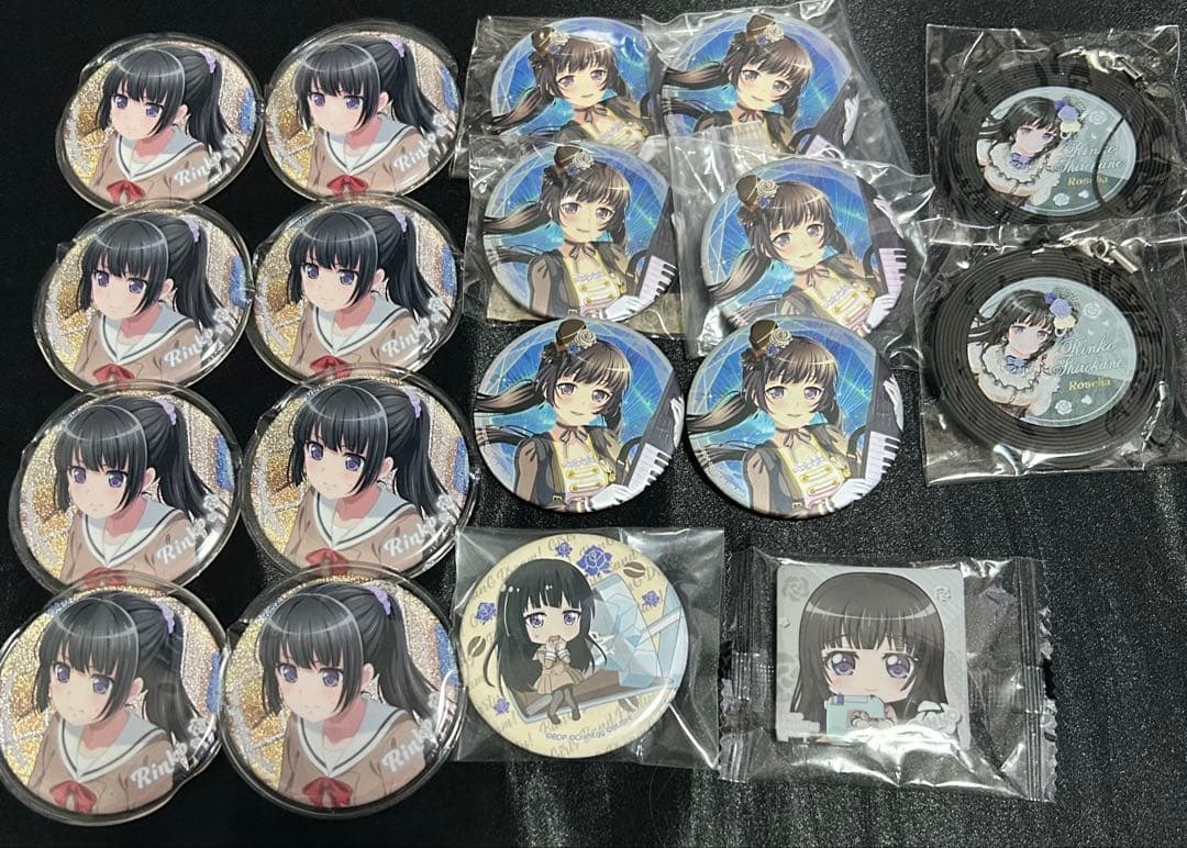 バンドリ 白金燐子 缶バッジ