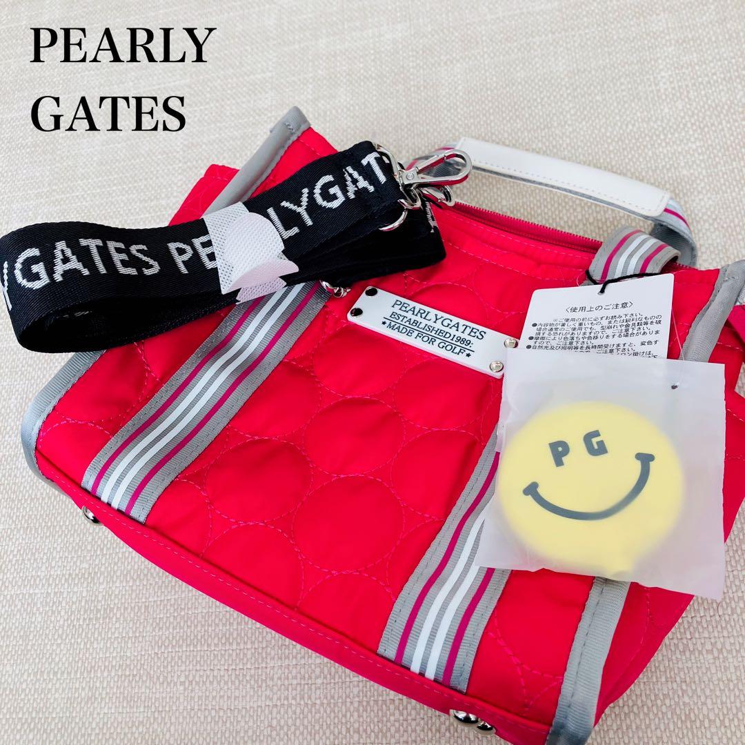 【新品タグ付】パーリーゲイツ カートバッグ 2way キルティング ニコちゃん