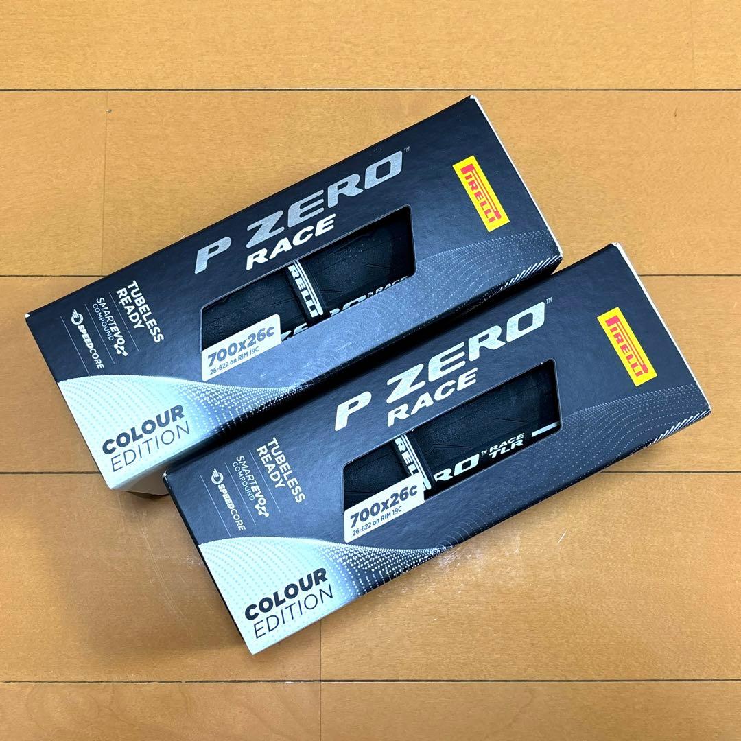 【新品】PIRELLI P ZERO RACE TLR　700×26C 2本