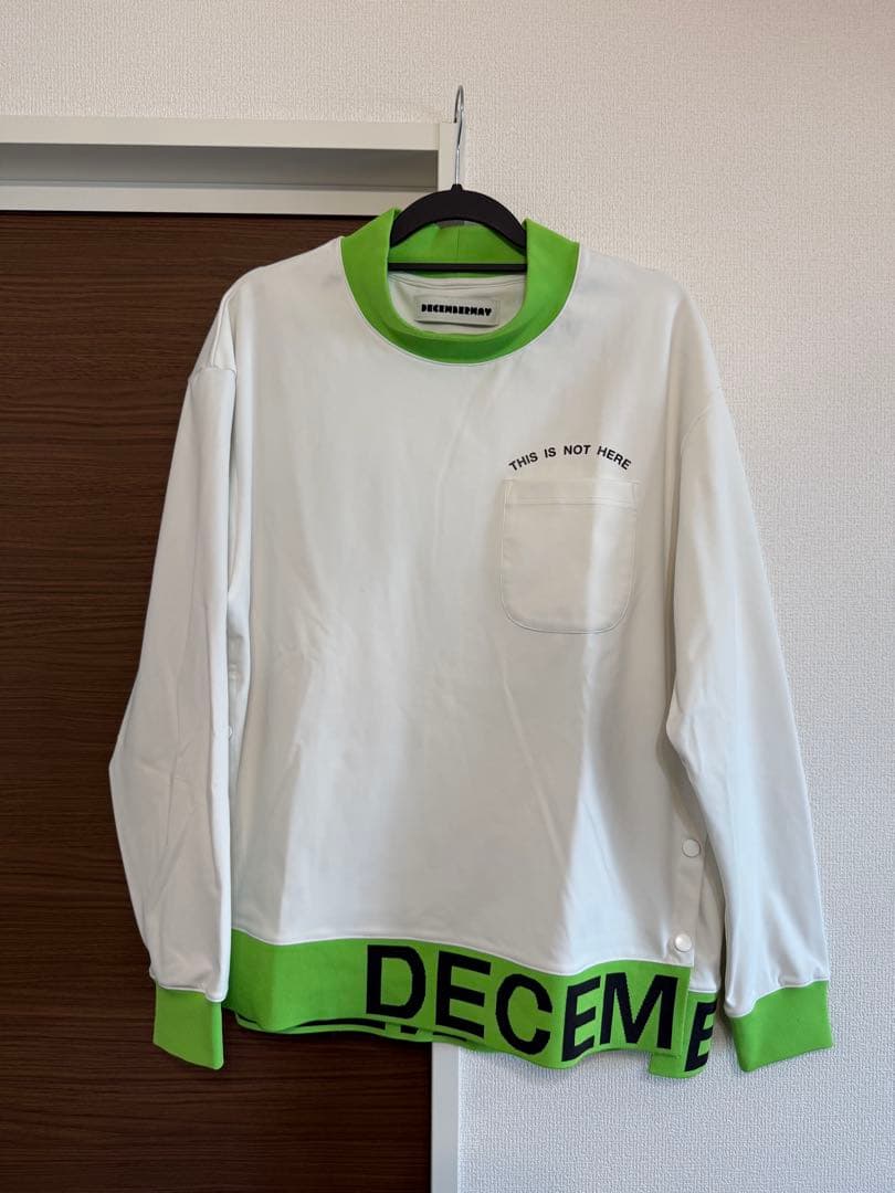 【定価26400】着用1回のみ ディセンバーメイ ゴルフ モックシャツ