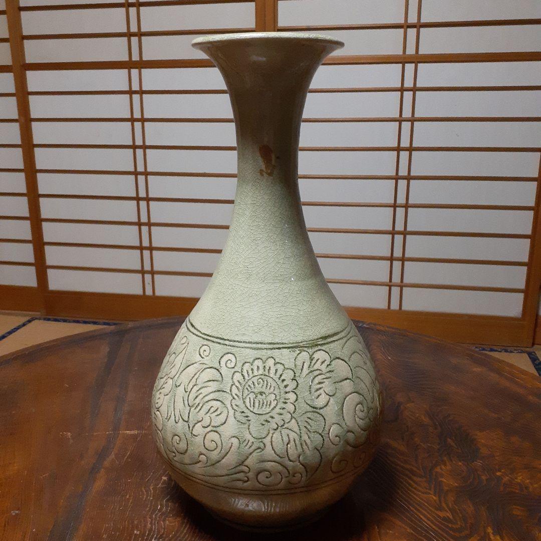 唐時代越州窯大花瓶