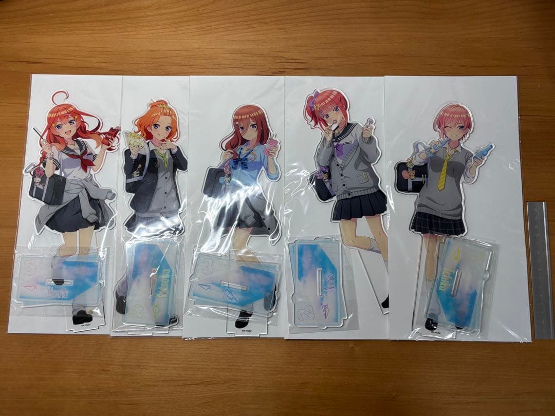 五等分の花嫁 特大アクリルスタンド アオハルStyle Another5種セット