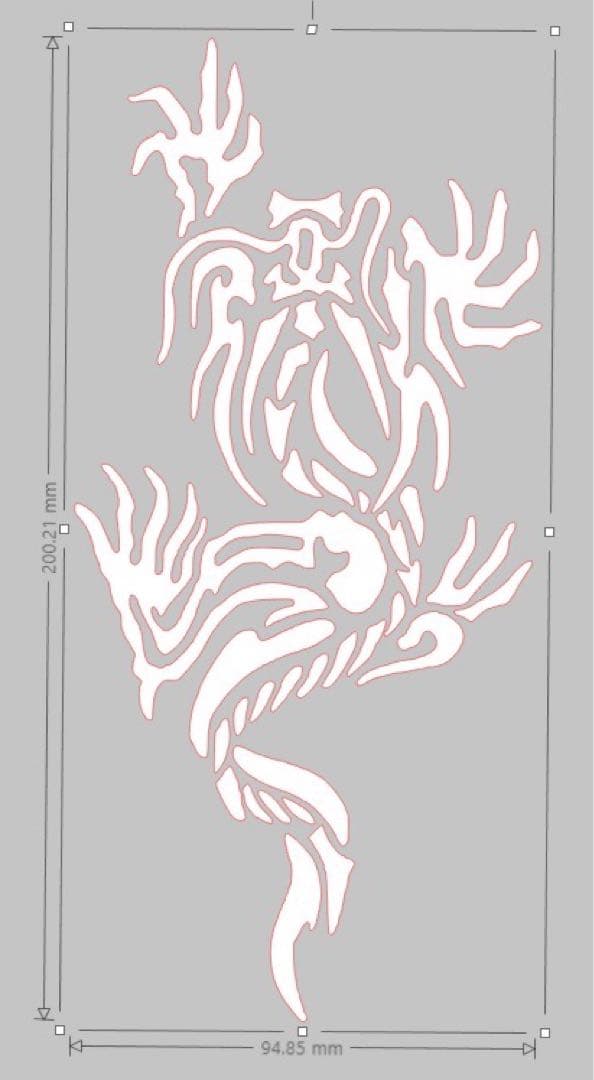 【なぎ。さま専用】白、シルバー　オーダーサイズ　稲葉浩志　ステッカー　稲龍