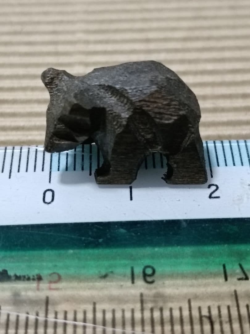 レトロ 極小 超ミニ 木彫熊 6点 希少 豆熊 激安