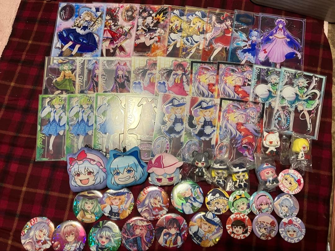 東方Project DAISO セリア アニメイト 特典 アクスタ 缶バッジ