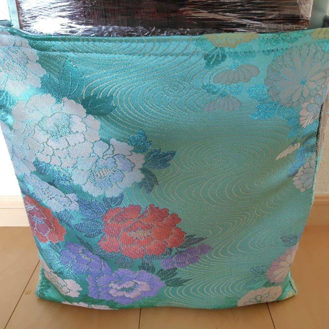 お琴カバー【澄】着物帯 ゆたん油単ハンドメイド 和楽器 袋帯 山田流生田流