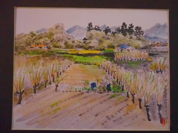 吉川　啓示、大島諏訪神社、希少な額装用画集より、新品高級額装付、状態良好