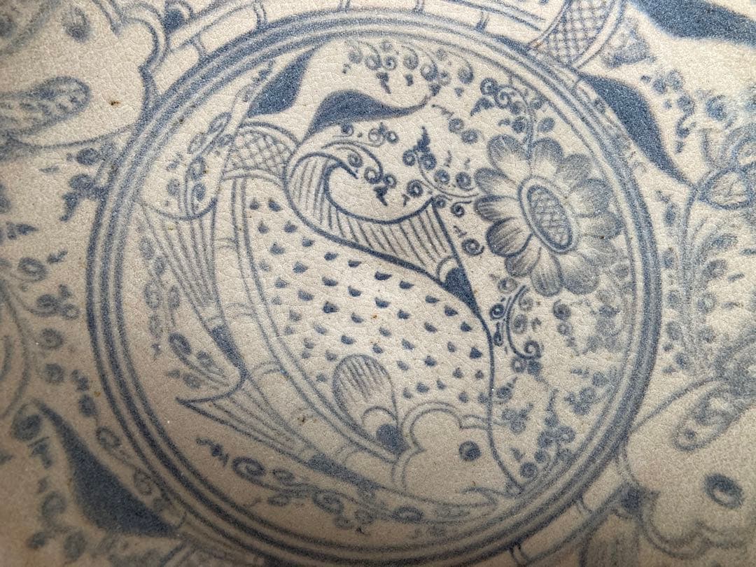 タイ・宋胡録(スンコロク)鉄絵大皿