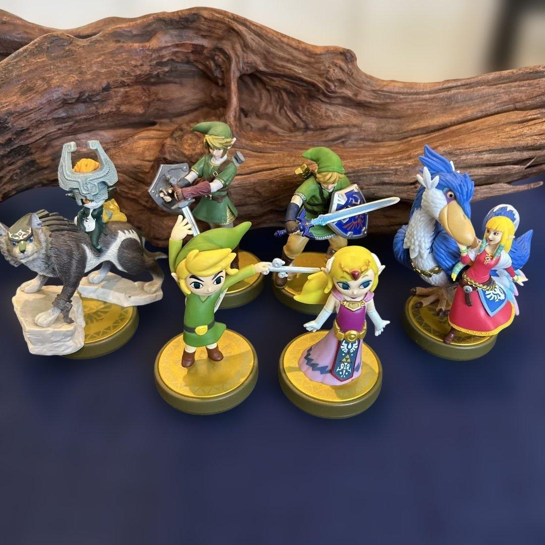ゼルダの伝説 amiibo ６体セット リンク ゼルダ姫