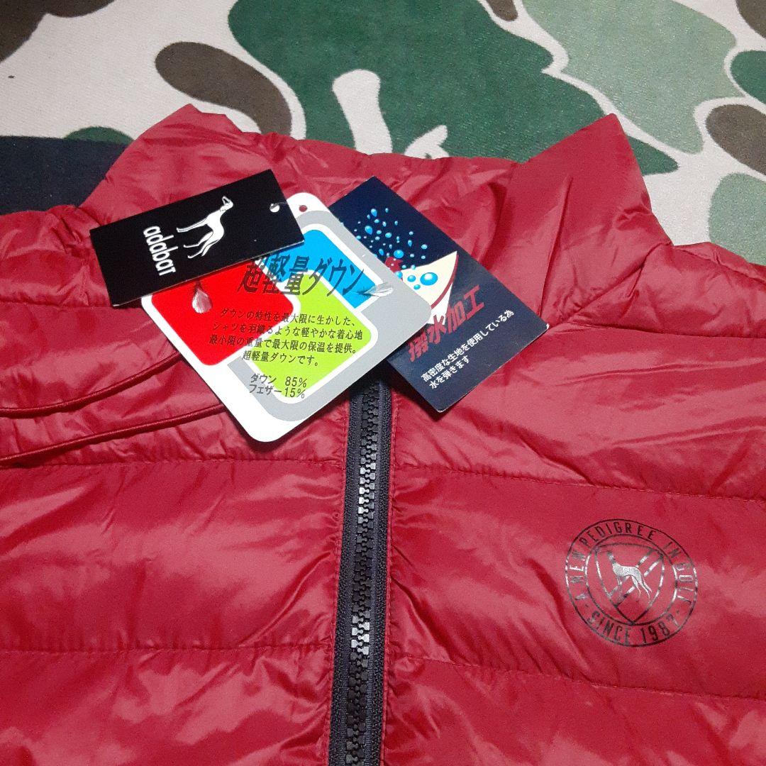 新品未使用 adabat アダバット　撥水加工ダウンベスト　超軽量