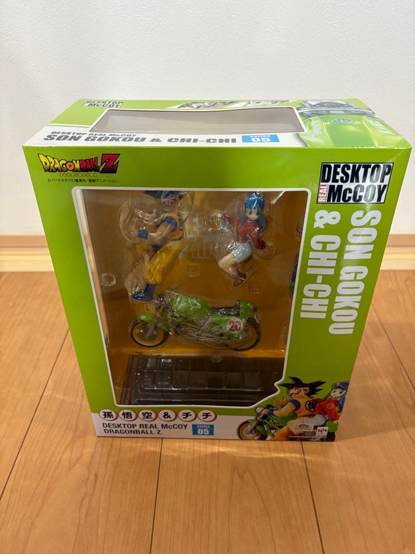 新品未開封 ドラゴンボール デスクトップリアルマッコイ 05 孫悟空&チチ