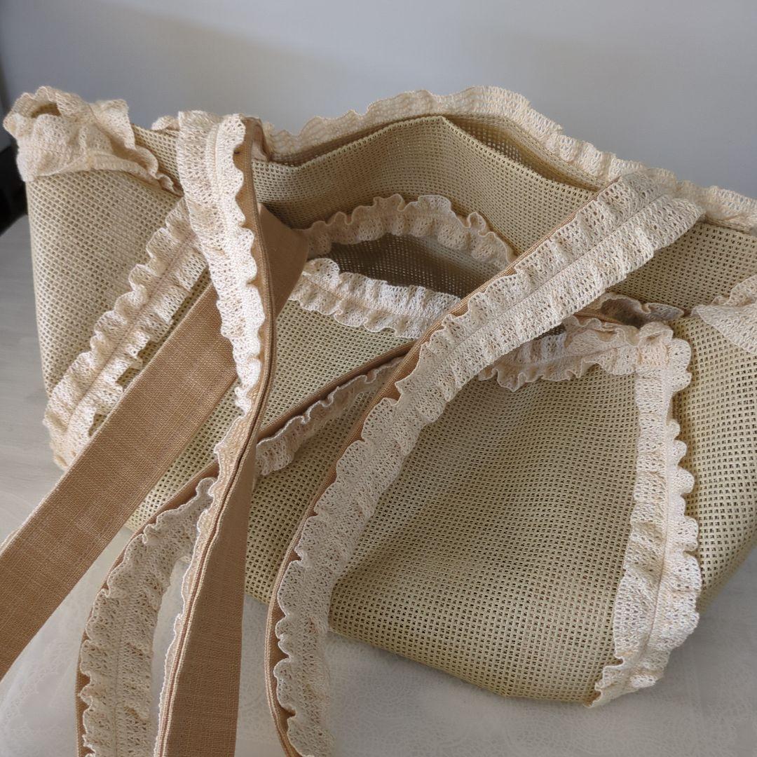 Trilly tutti brilli ARENA BEIGE メッシュバッグ