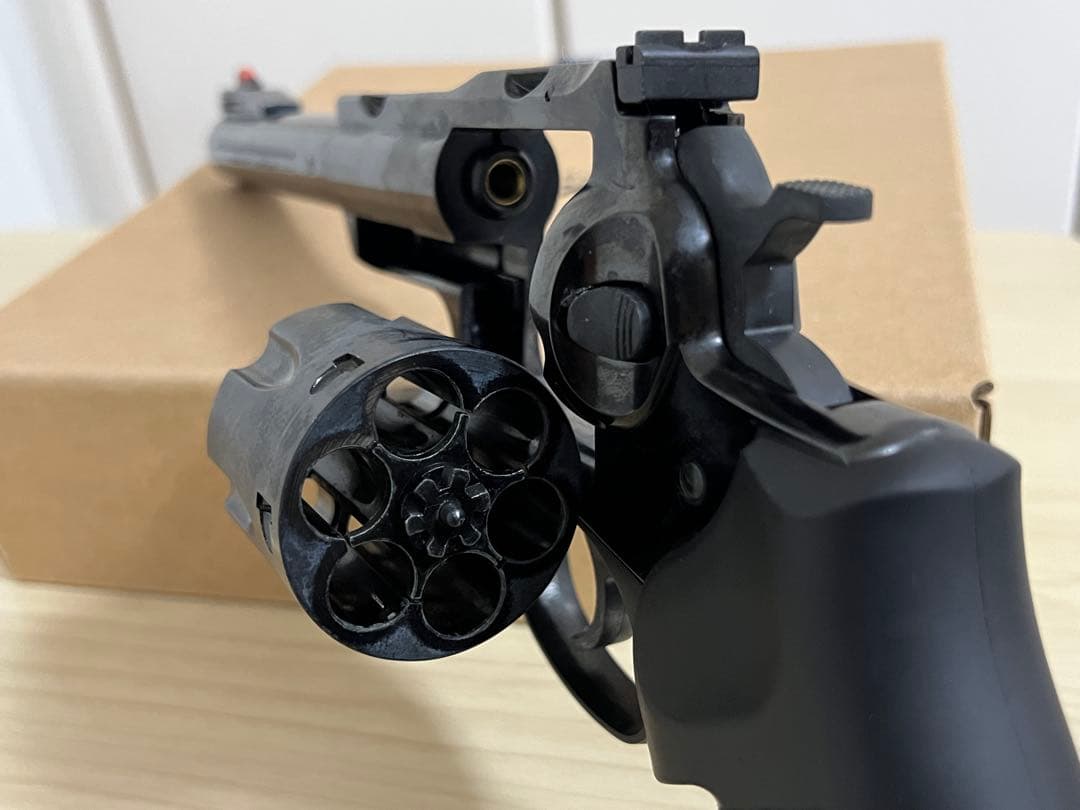 【マルシン】スーパーレッドホーク 7.5インチ Wディープブラック ガスガン