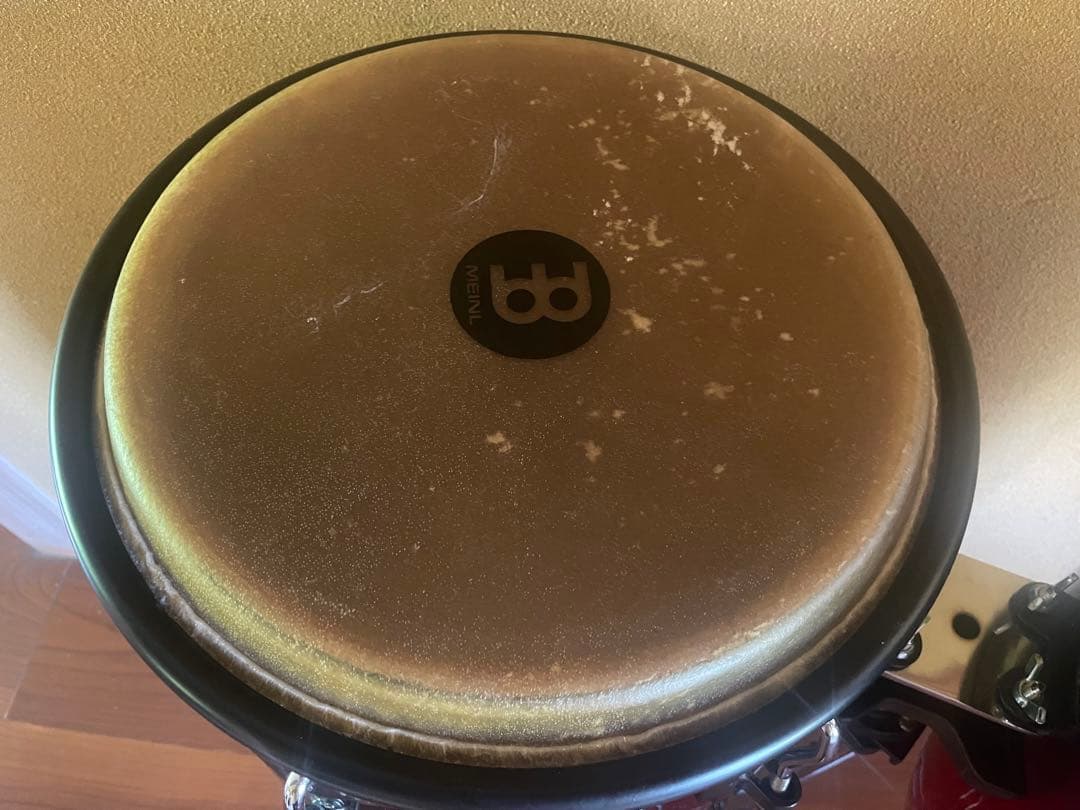 【ほぼ新品】Meinlコンガセット11/12インチ スタンド&Perlマラカス付