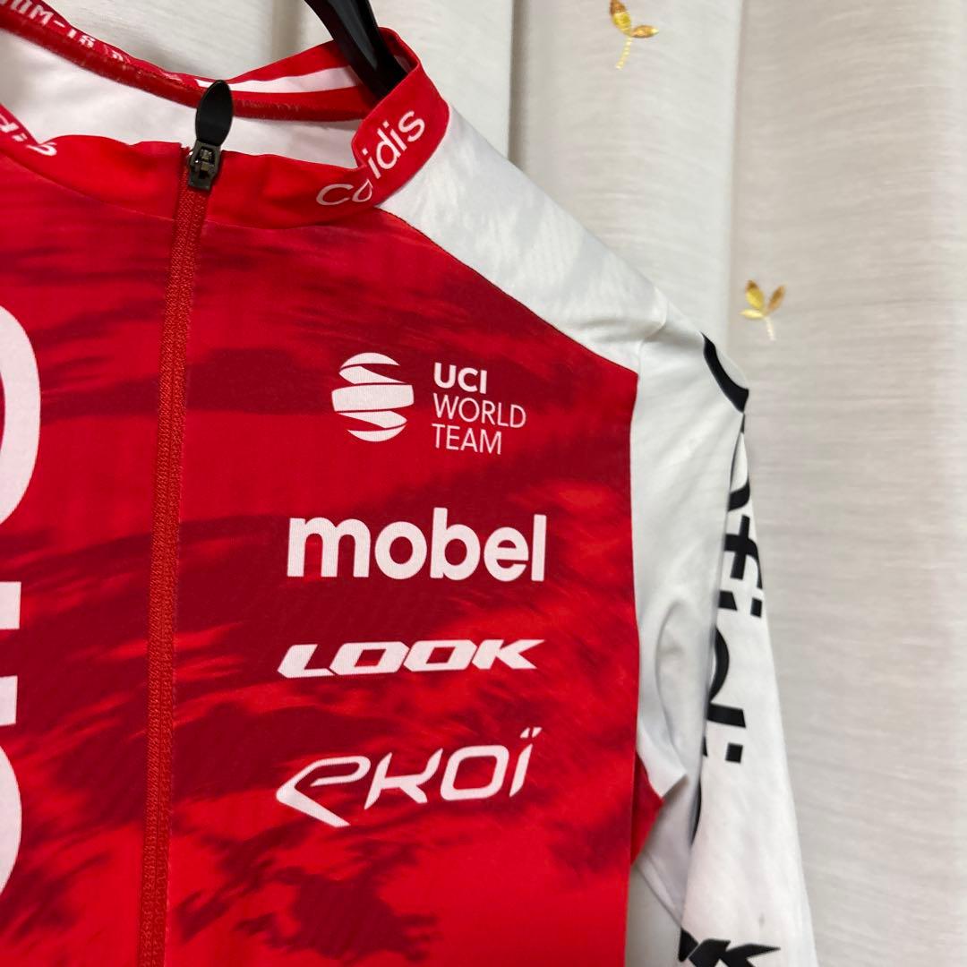 選手支給品　Cofidis 長袖　サイクルジャージ