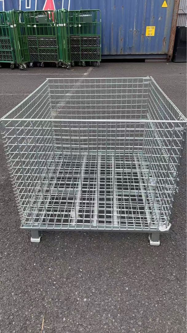 【未使用】 大型メッシュパレット 900×1200×1000 自取茨城 在庫17