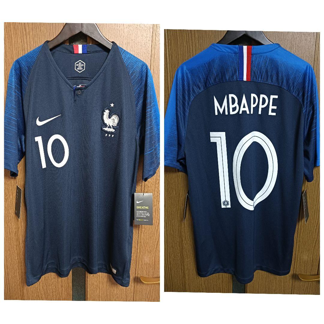 ナイキ フランス代表 エムバペ ユニフォーム 2018ホーム M 紙タグ付き