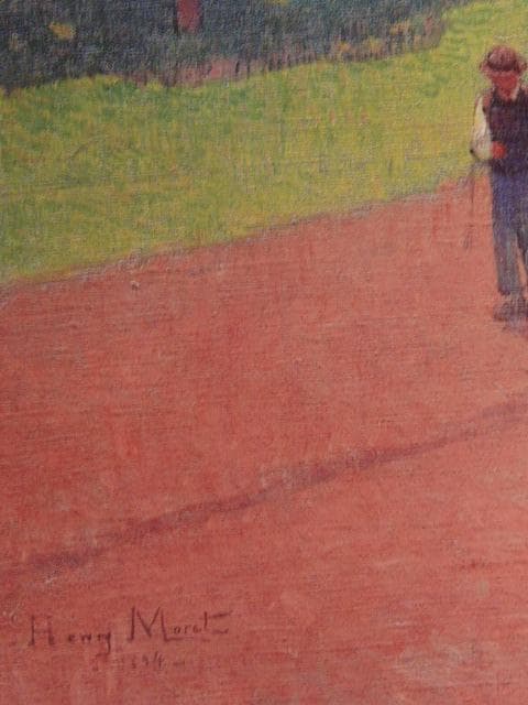 アンリ・モレ、ル・プルデュの地ならし、希少な画集より