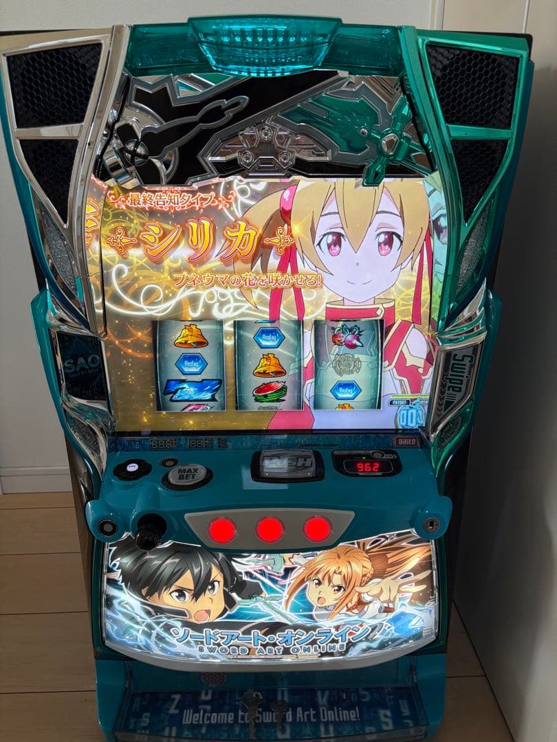 パチスロ　実機　SAO　ソードアート・オンライン