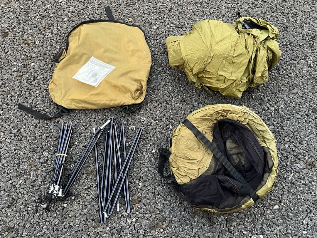 Catoma ポップアップテント レインフライ付き 米軍放出品　登山