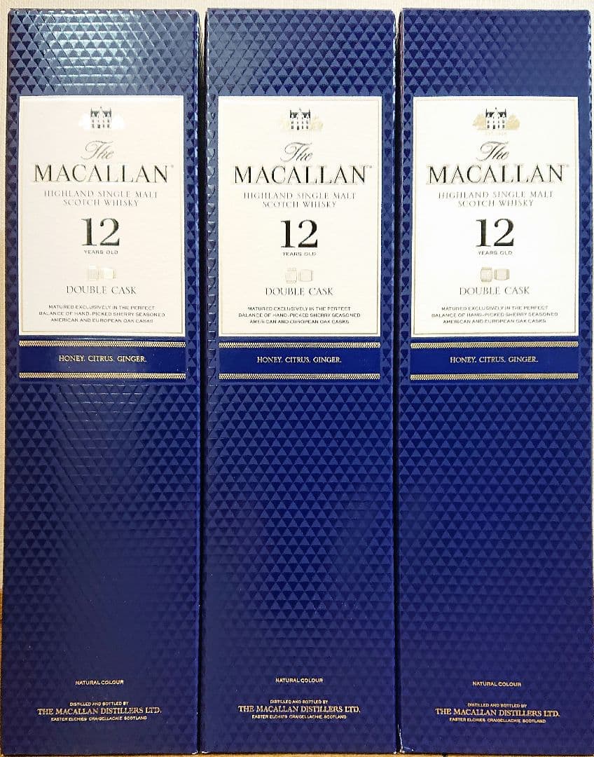 ザ・マッカラン12年ダブルカスク 3本