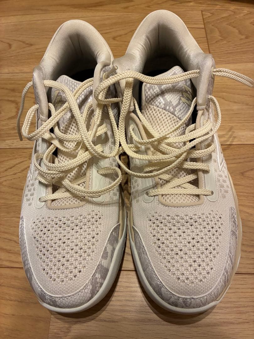 【美品　27㎝】エゴザル　バッシュ　 エゴブレイズ　WHITE SNAKE