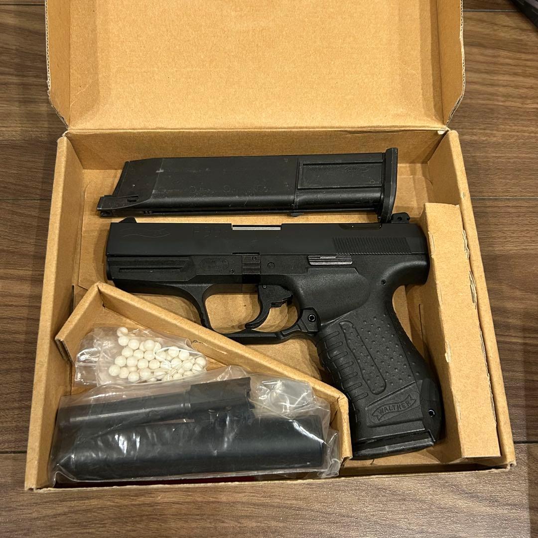 マルゼン ワルサーP99 ガスブローバックガン 限定モデル サイレンサー付き