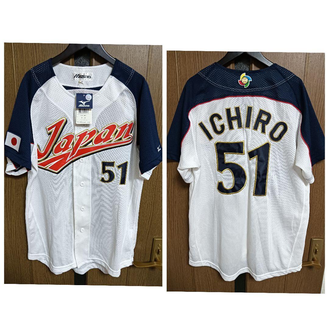 ミズノ 侍ジャパン イチロー #51 2006 刺繍ユニフォーム 紙タグ付き
