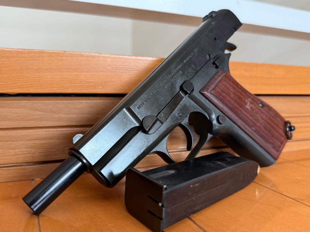 マルシン ブローニング ハイパワー HW 木製グリップ モデルガン マルイ