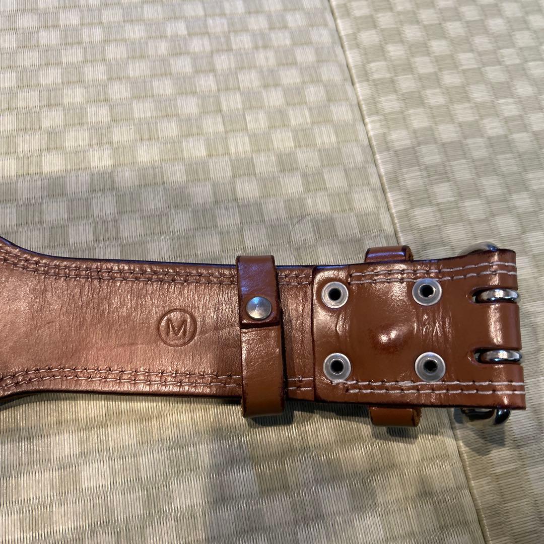 ゴールドジム パワーベルト　レザー