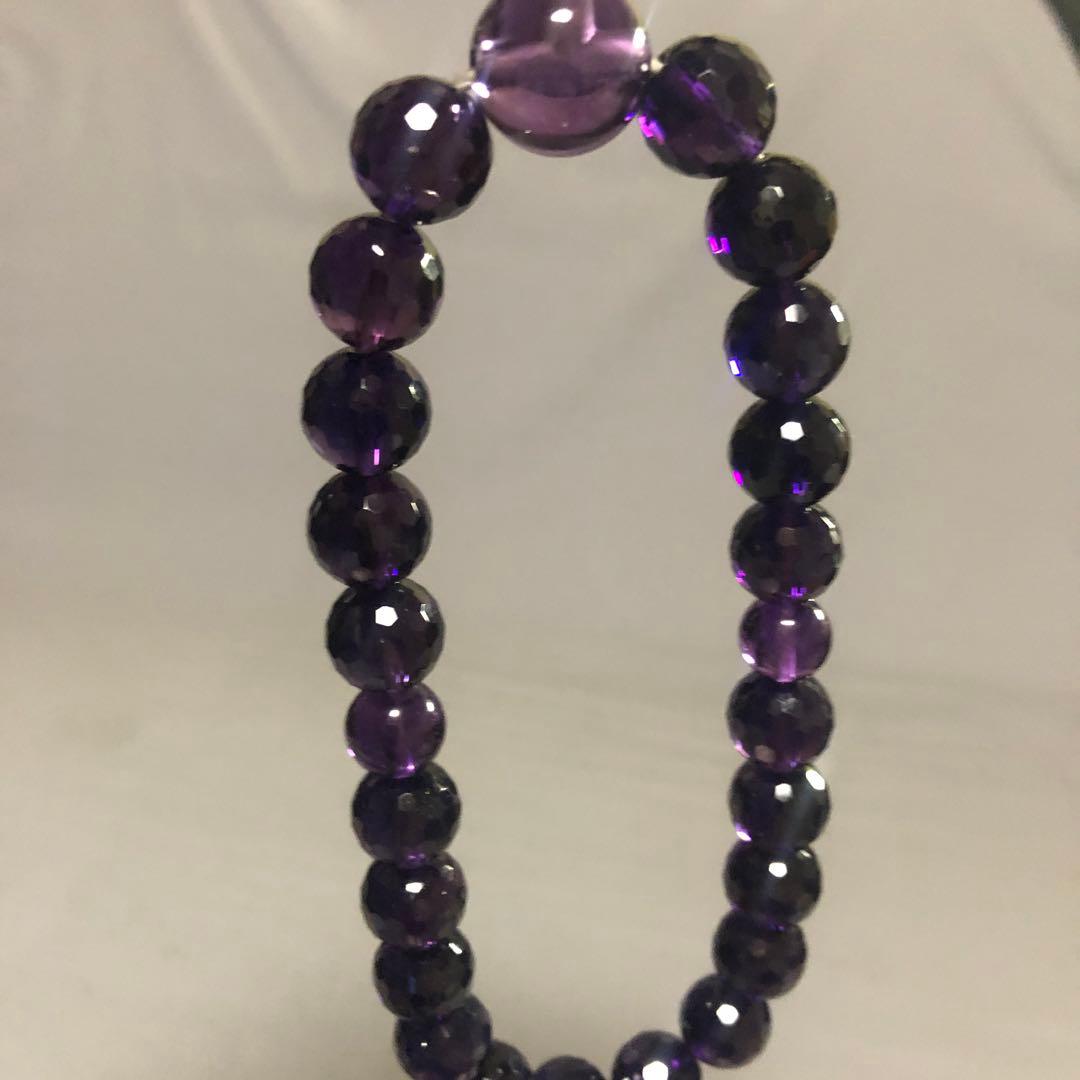 紫水晶　アメジスト　念珠
