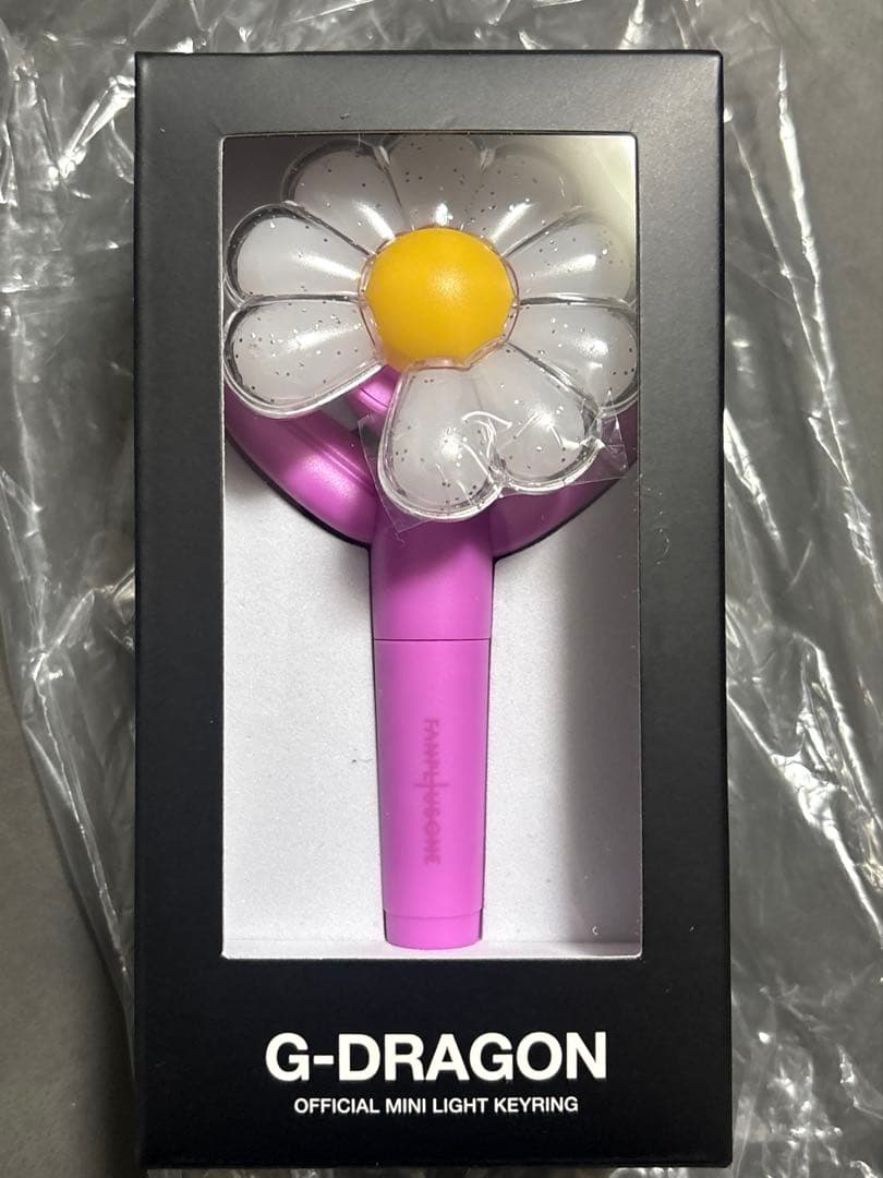 【公式】G-DRAGONジヨンミニライトキーリング ピンクソウル 韓国 コチョク