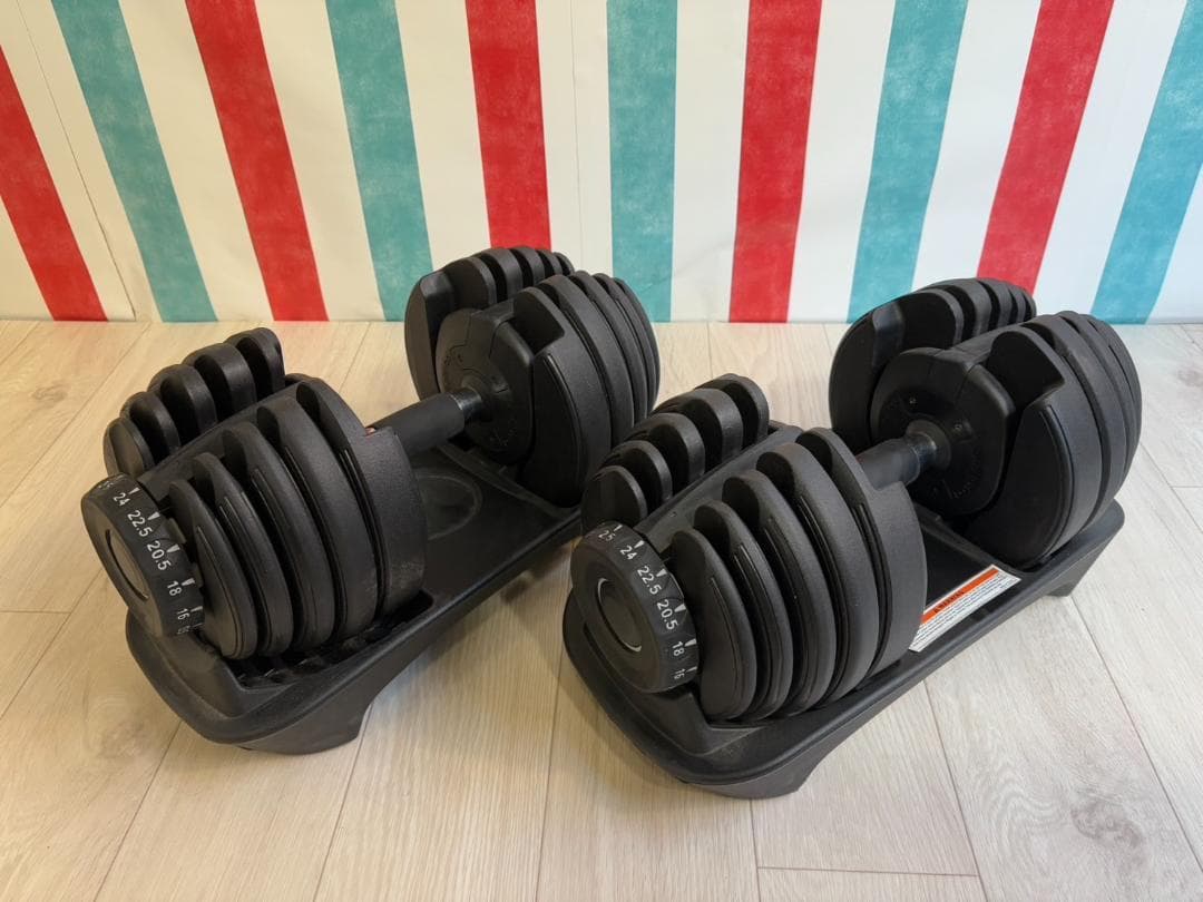 MRG ダンベル 可変式 ダイヤル式 24kg 1/2