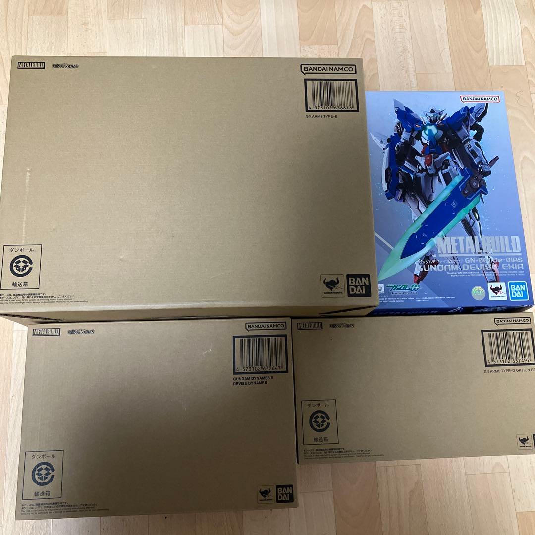 メタルビルド GNアームズ TYPE-E エクシア デュナメス他　計4個