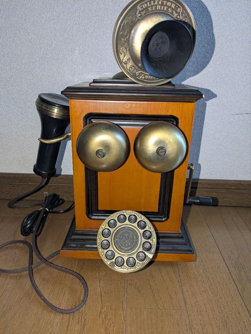 ダイヤル風プッシュ式固定電話