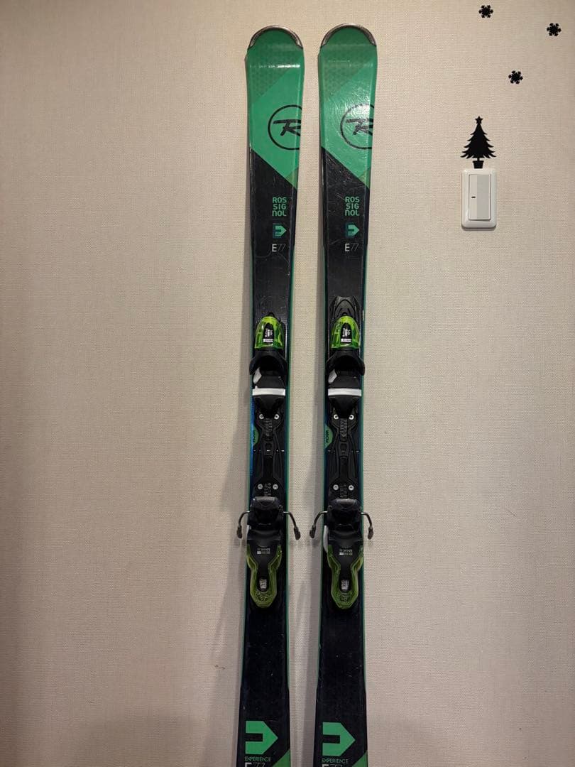 くり　ROSSIGNOL E77 スキー板 バインディング付き160センチ