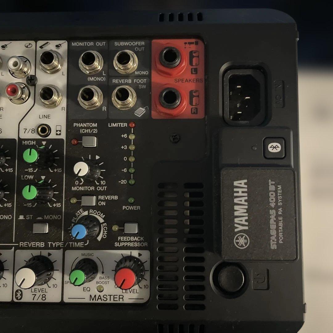 美品 YAMAHA STAGEPAS400BT スタンド マイクセット