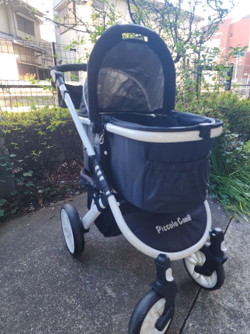 美品Piccolo Cane　タント3　ペットカート 黒