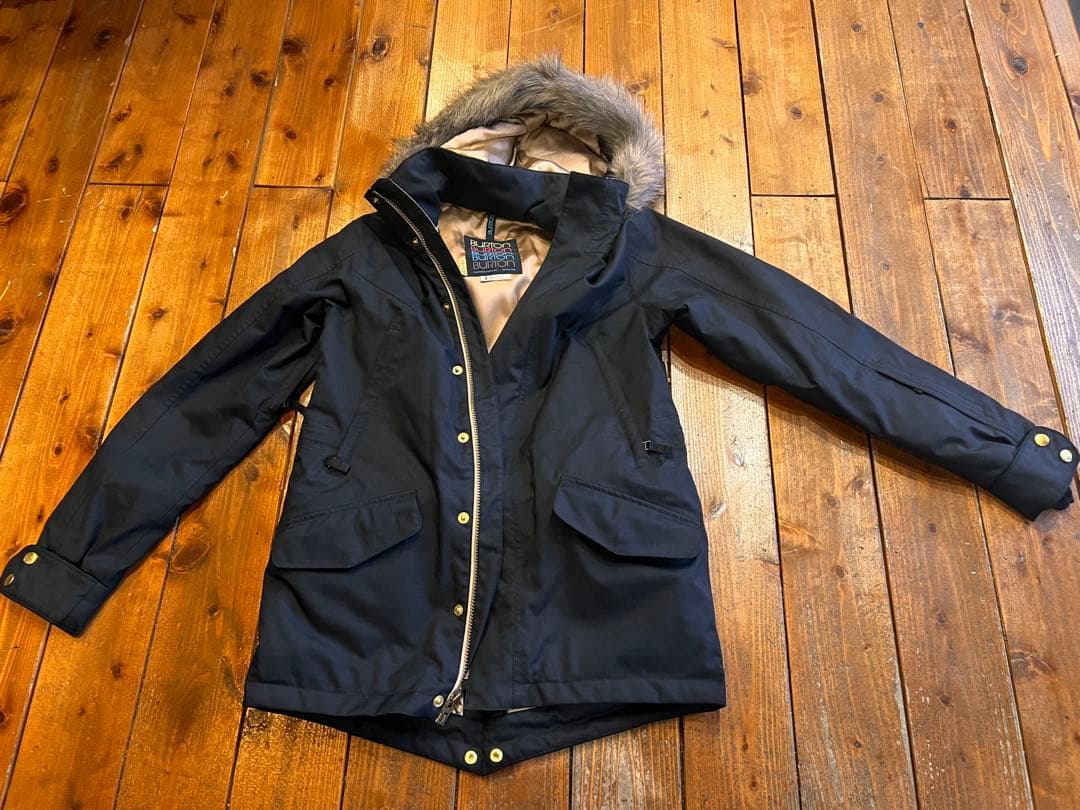 Burton スノーボードジャケット S 黒
