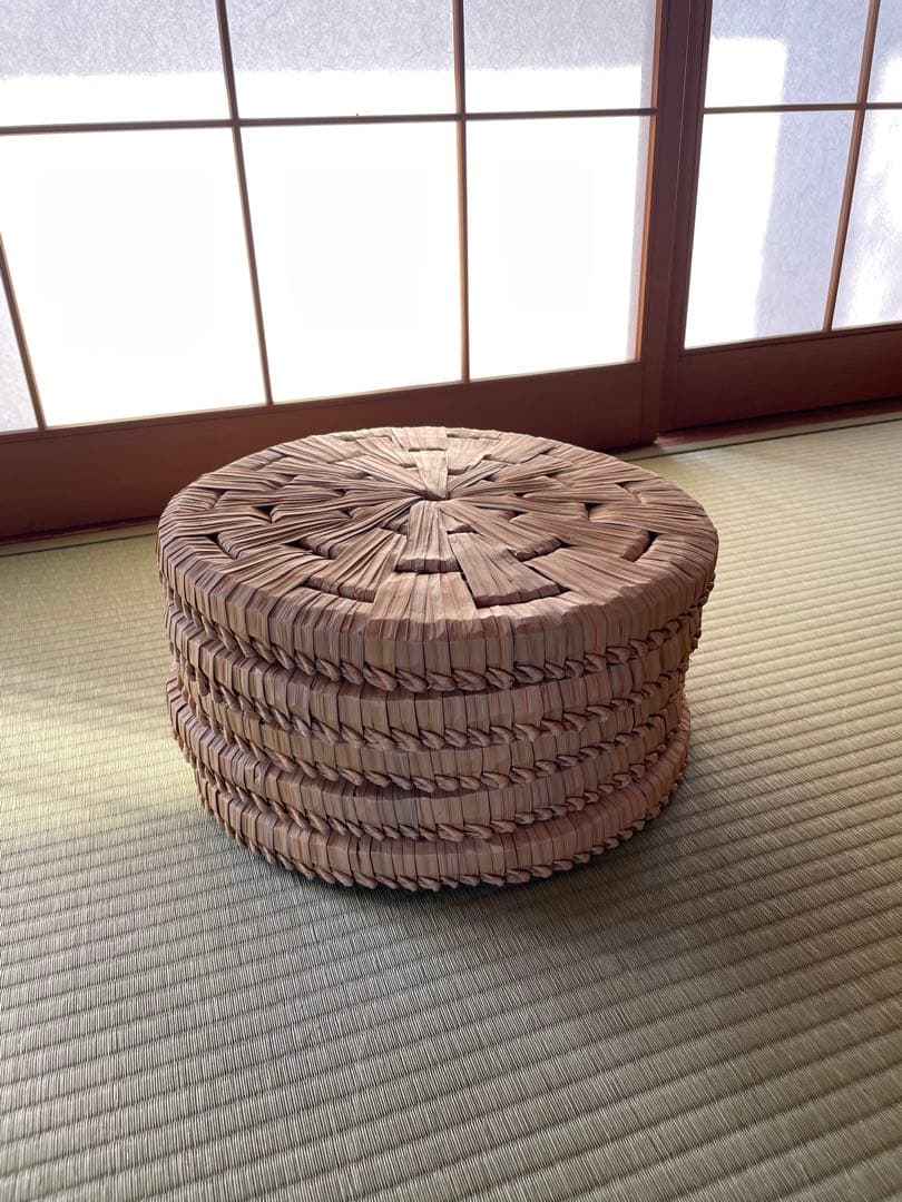 茶道具　円座　5客組　天然素材