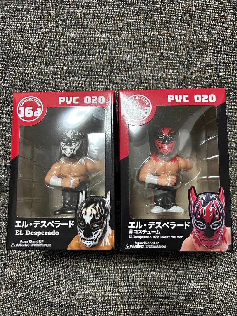 16dソフビコレクション ★エル・デスペラード 黒と赤　ジュウロクホウイ HAO